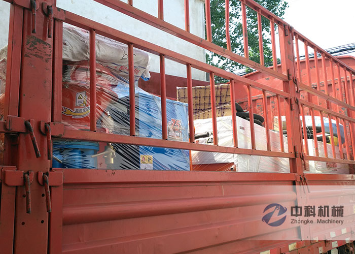 武漢雙（shuāng）液注漿機、PZ-6混凝土噴漿機發貨現場-0