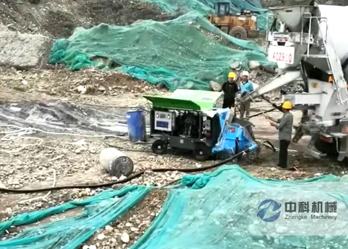 90A液壓濕噴機施(shī)工視(shì)頻