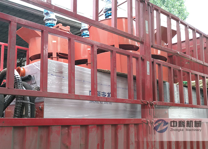 北京雙（shuāng）液注漿機、灰漿攪拌機發貨現場