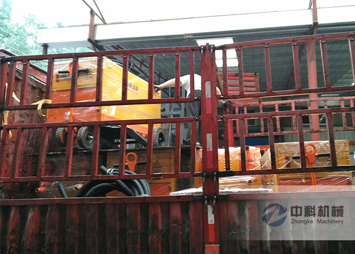 昆明雙液注漿機、水泥砂漿注漿機發貨現場-0