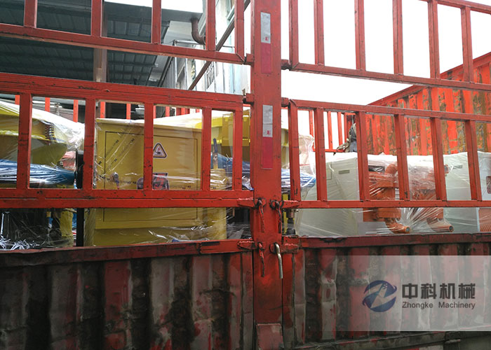 北京雙液（yè）注漿機、PZ-6混凝土噴漿機發貨現場-0