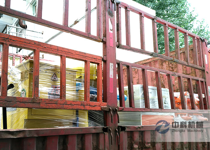 廣州雙（shuāng）液注漿機、PZ-6混凝土（tǔ）噴（pēn）漿機發貨現場