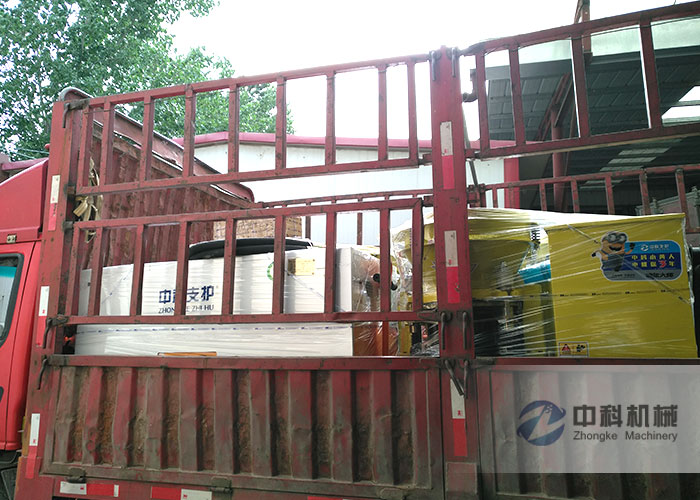 合肥雙液注漿機、PZ-6混凝土噴漿（jiāng）機發貨現場