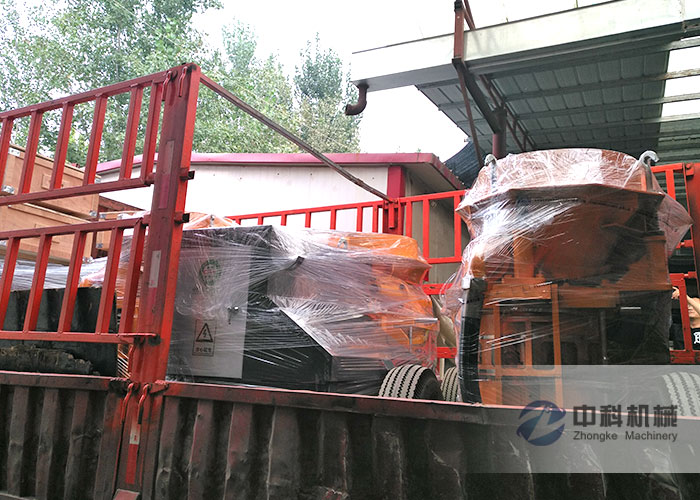 轉子式混凝（níng）土濕噴機發貨現場-0