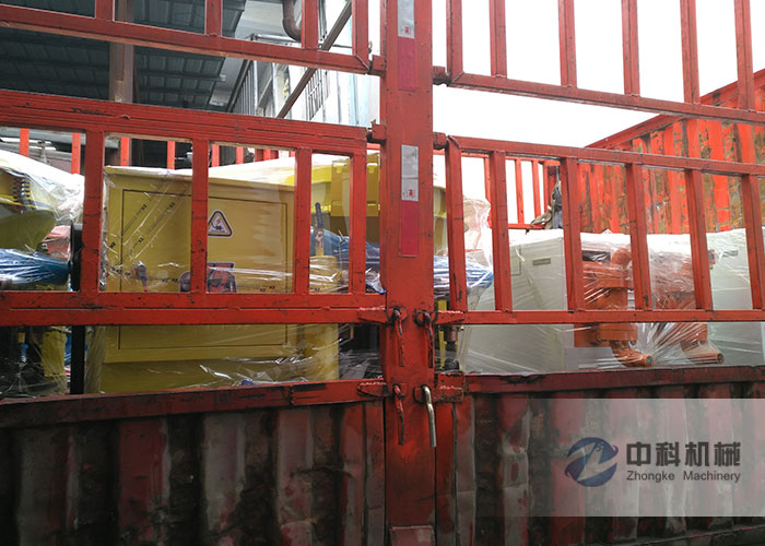 西寧雙液注漿機、PZ-6混凝土噴漿機（jī）發貨現場