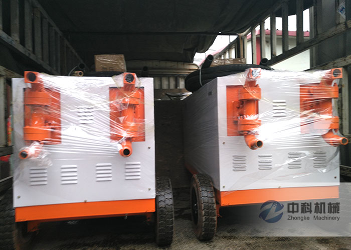 西安ZKSY90-125雙液注漿機發（fā）貨現場