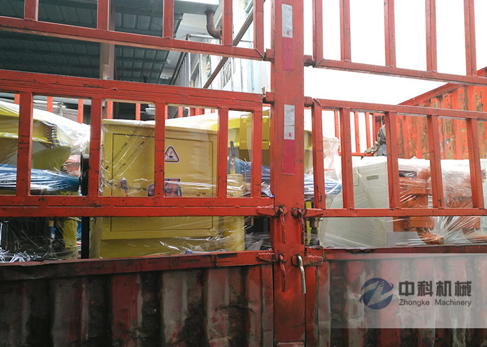 石家莊（zhuāng）雙液注漿機、PZ-6混凝土噴漿機發貨現場-0