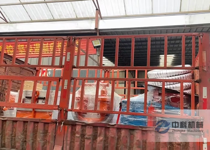 杭州雙液注漿機、雙缸液壓砂漿（jiāng）泵、PZ-6噴漿機發貨現（xiàn）場-0