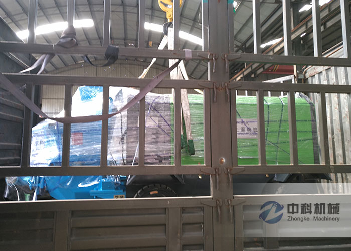 90A小型液壓混凝土濕噴機（jī）發貨現場-0