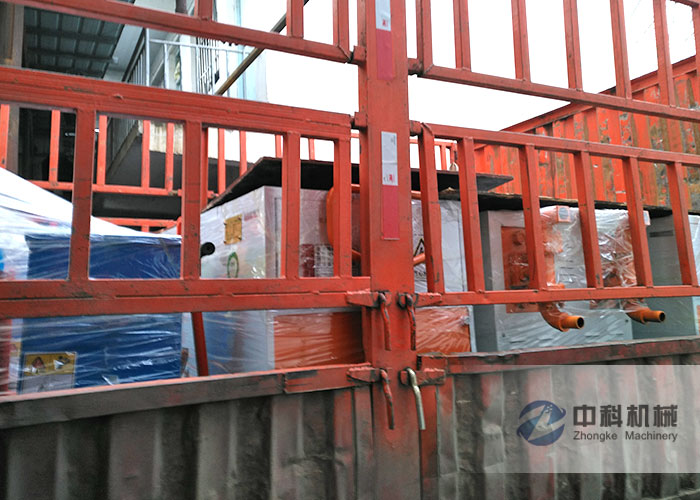 天津雙（shuāng）液注漿機、PZ-6混凝土噴漿機發貨現（xiàn）場-0