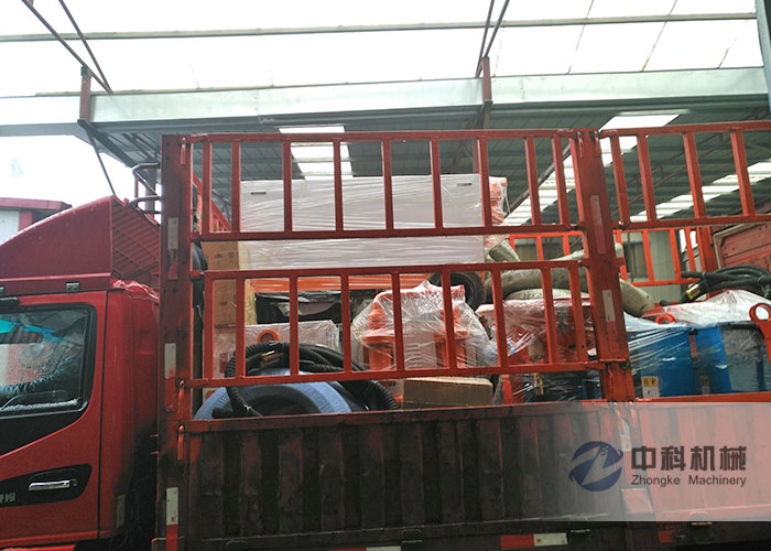 福州雙（shuāng）液注漿機、雙缸液壓砂漿泵、PZ-6噴漿機發貨（huò）現場（chǎng）-0