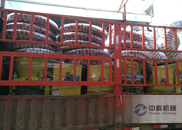 蘭（lán）州PZ-6混凝土噴漿機及噴漿機配件發貨現場-0