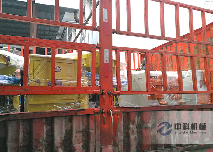 西安（ān）雙液注漿機、PZ-6混凝土噴漿（jiāng）機發貨現場-0