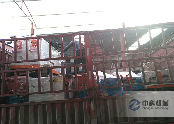 石家（jiā）莊雙液注漿機、PZ係列（liè）混凝土噴漿機發貨現場（chǎng）-0