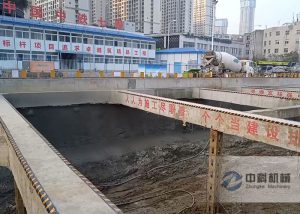 GYP-90A液（yè）壓混凝土濕（shī）噴機施工現場