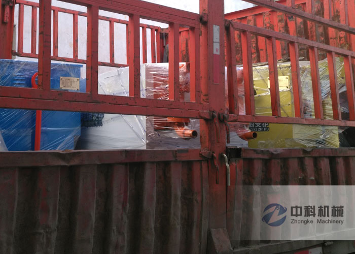 南寧雙液注漿機、PZ-6混凝土噴漿機發貨（huò）現場-0