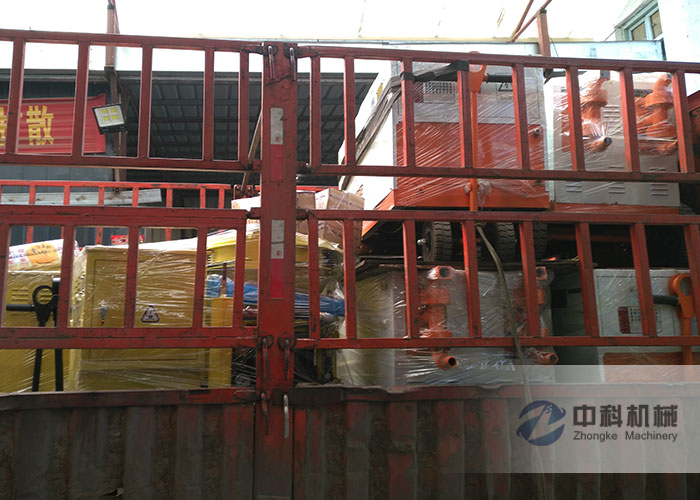 杭州雙液注漿機、PZ-6混凝（níng）土噴漿機發貨現場-0