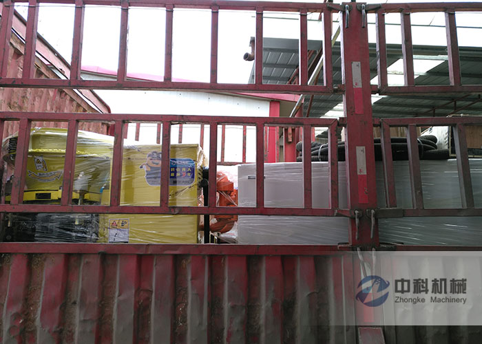 南昌雙液注漿機、PZ-6混（hún）凝土噴漿機發貨現場