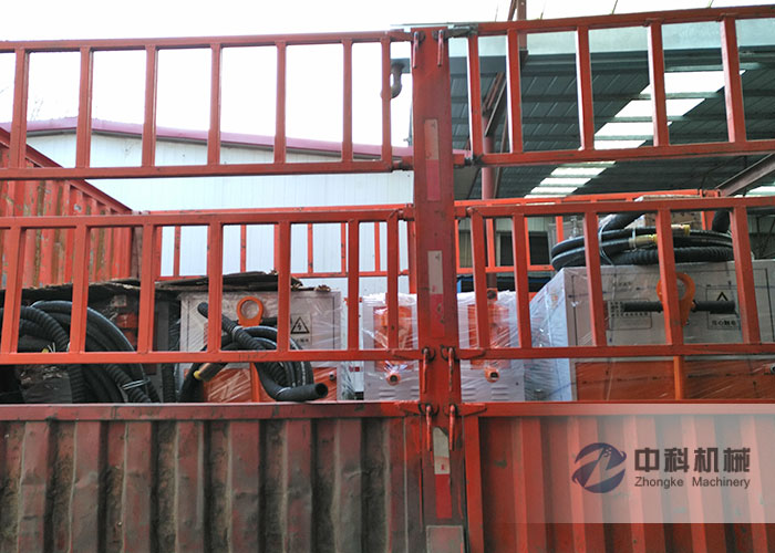 福州ZKSY90-125雙液注漿機發貨現（xiàn）場