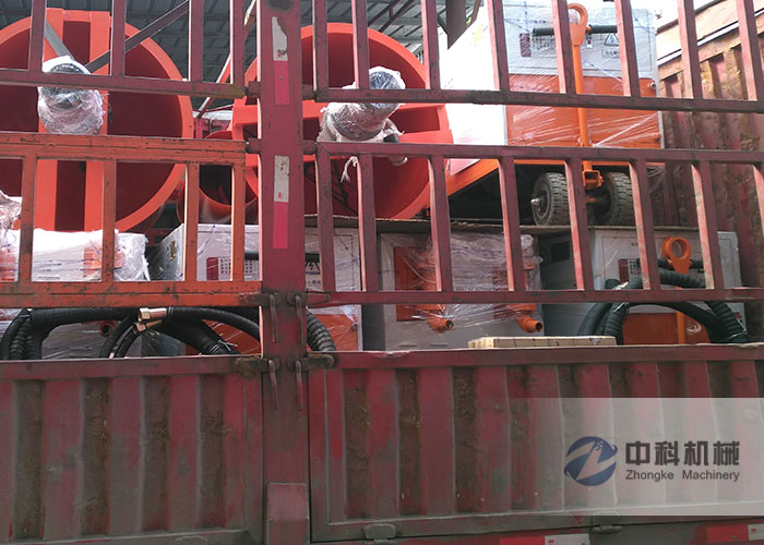 天津雙液注漿機、灰漿攪拌機發（fā）貨現場-0