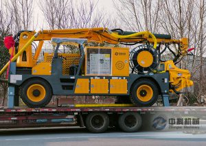 ZHSP3016工（gōng）程底盤混凝土濕噴台車發（fā）貨現場