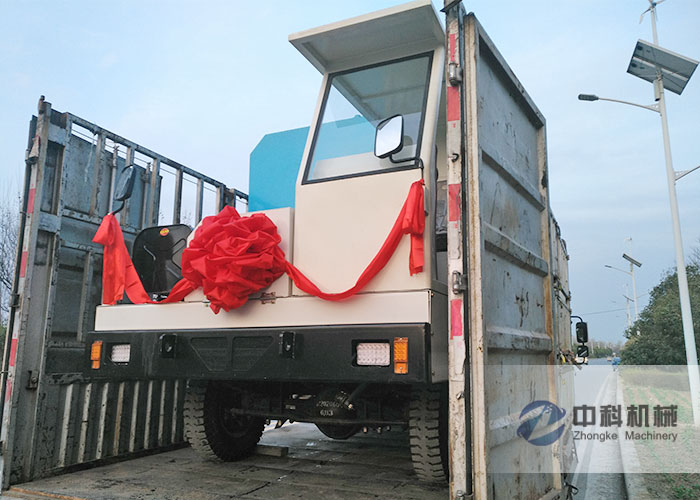 ZKHP20G車載混凝土（tǔ）濕噴台（tái）車（chē）發貨現場-1