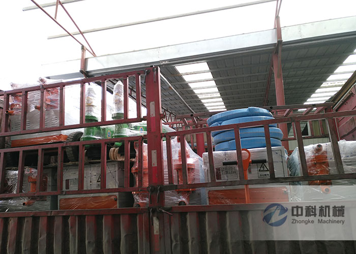 重（chóng）慶雙液注漿機、單缸砂漿泵發貨現場-0