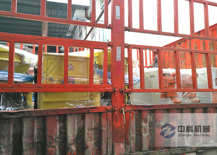 石家莊雙液注漿機、PZ-6混凝土噴漿機（jī）發貨現場（chǎng）