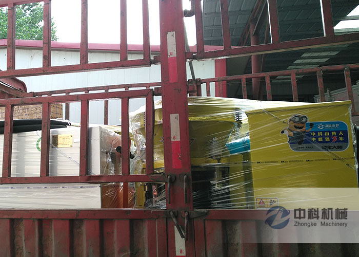 南寧雙液注漿機、PZ-6混凝土噴漿機發貨現場